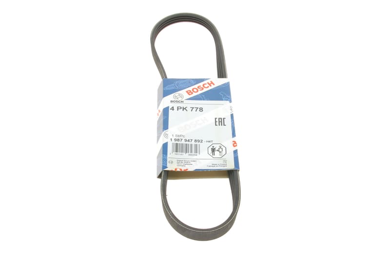 Ремень генератора Mitsubishi Carisma 1.6 95-06/ Hyundai Atos/Gets 1.1 97-09 (4PK778) BOSCH