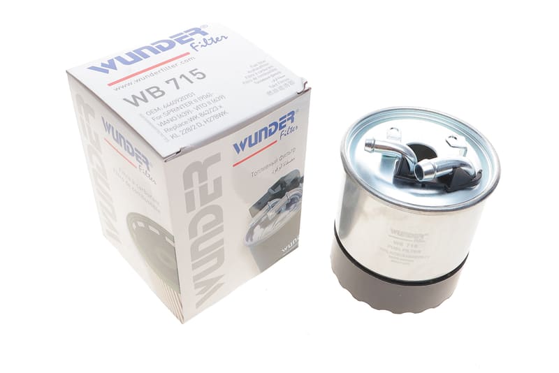 Фільтр паливний MB Sprinter 2.2-3.0CDI (+отв. датчика води) WUNDER FILTER