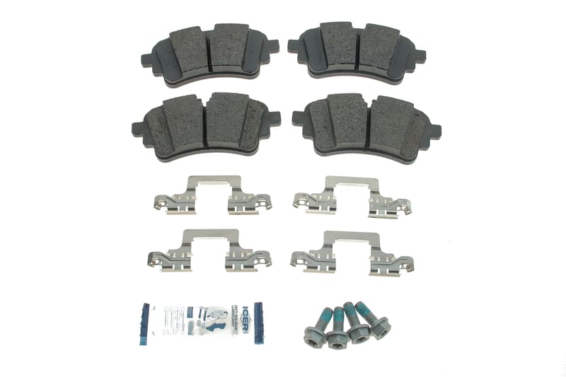 Колодки гальмівні (задні) Audi A4/A5/A6/A7/A8/Q5/Q7 15-/VW Touareg 17- ICER