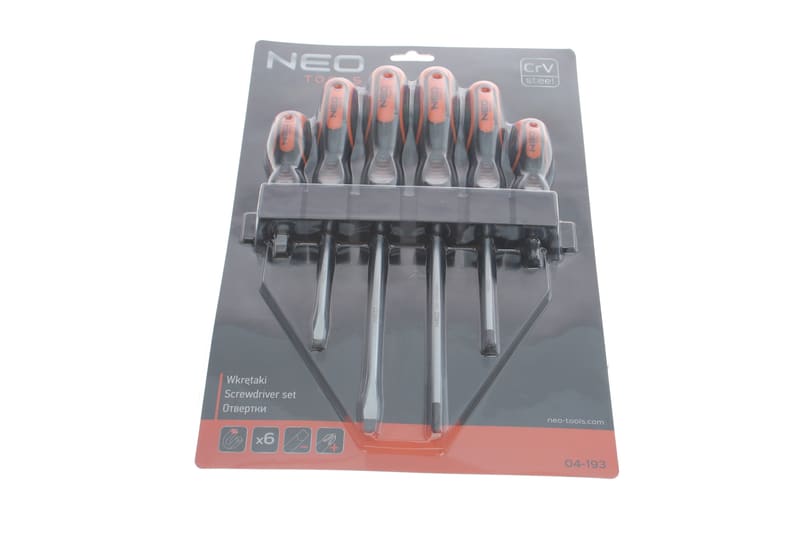 Набір викруток SL, PH 6 од. NEO TOOLS
