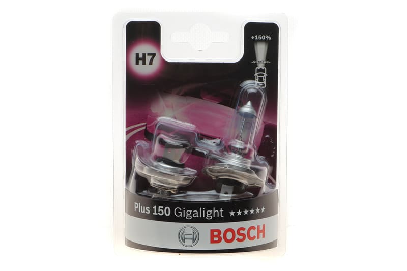 Автолампа H7 12V 55W PX26d Plus 150 Gigalight DBL BOSCH