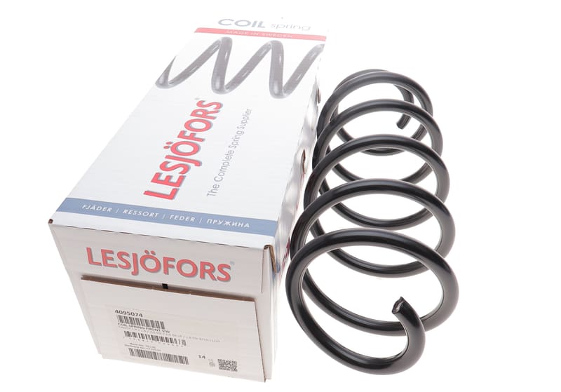 Пружина (передня) VW Caddy III 1.4/1.6/2.0Ecofuel/2.0SDI 04-15 (фургон/вен) LESJOFORS