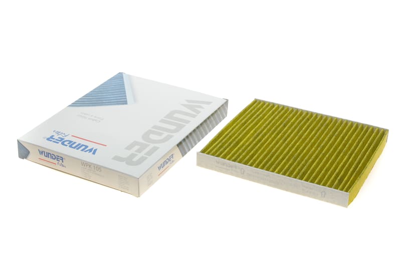 Фільтр салону Skoda Fabia/Roomster/VW Polo 99-10 (вугільний) WUNDER FILTER