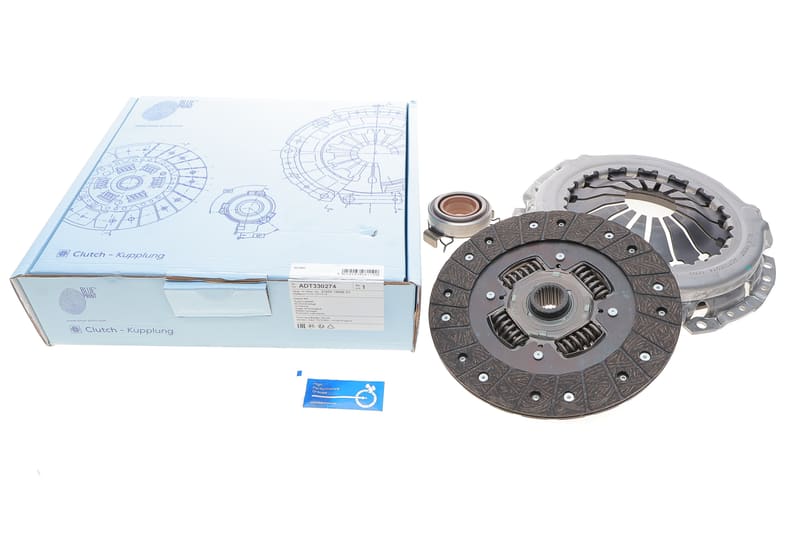 Комплект зчеплення Toyota Corolla 1.6 16V 05-14 (d=217mm) (+вижимний) BLUE PRINT