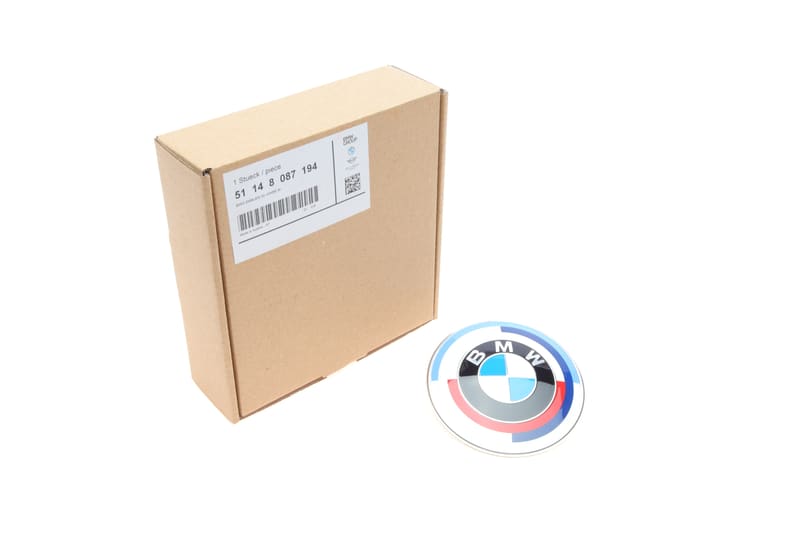 Емблема кришки багажника BMW X5 (G05/F95)/X6 (G06/F96) 18- BMW 50 років M BMW