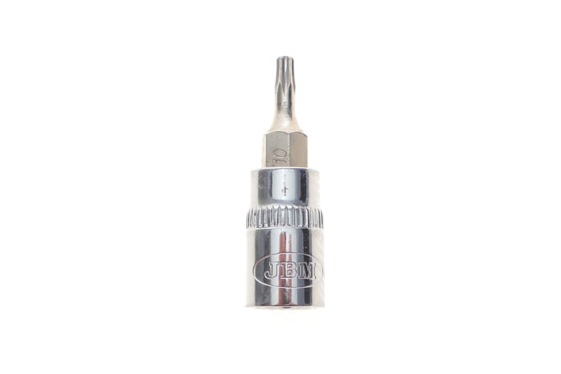 Головка 1/4" зі хромованою вставкою Torx TR10 JBM