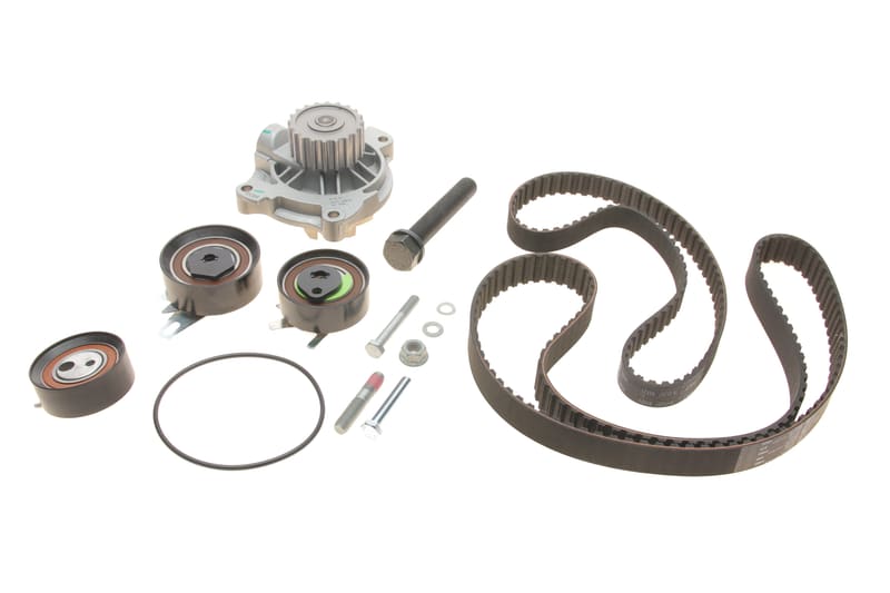 Комплект ГРМ + ТНВД + помпа VW LT 2.5SDI/VW T4 2.5 TDI 96-06 (26.5x122z/21x81z) (3 ролика+2 ременя) SKF