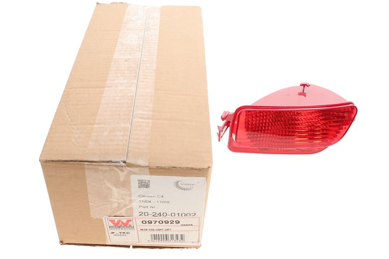 Ліхтар задній протитуманний Citroen C4 I 04-11 (L) VAN WEZEL