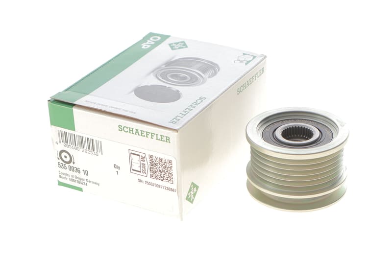 Шкив генератора AUDI A4 B5/B6/B7/ A6 C5, 1.6/1.8T/2.0FSI, 00- INA
