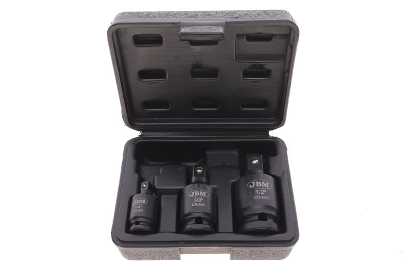 Набір ударних карданів 1/2"-3/8"-1/4" 3 од. (0.43 кг) JBM