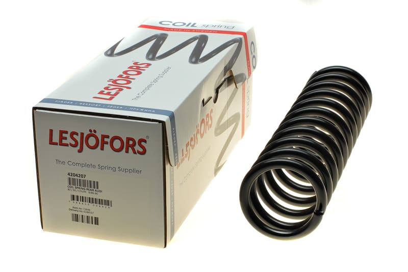 Пружина (задня) Audi 80/90 1.6-2.0/1.6D/TD/2.0-2.3E 86-91 (седан) LESJOFORS