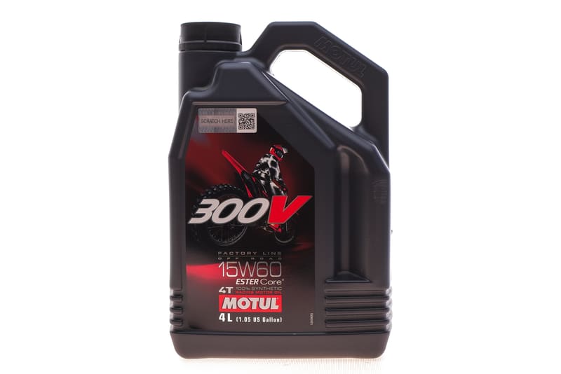 Масло 15W60 300V 4T Factory Line Off Road SAE 15W60 (4L) (104138) MOTUL