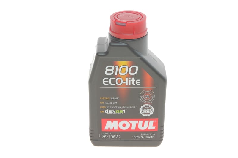 Олива 5W20 8100 Eco-lite (1л) (GM dexos1 GEN3/M2C 930-A/M2C 945-A) (109102) MOTUL