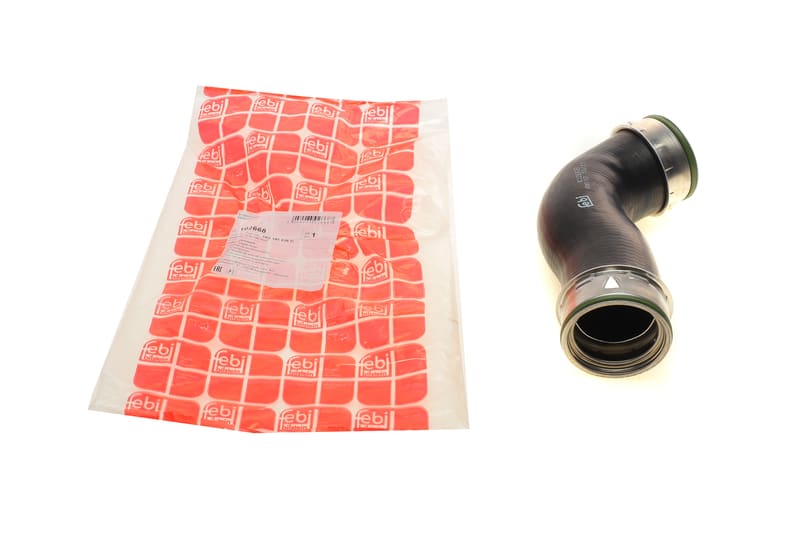 Патрубок інтеркулера (нижній) (L) Audi A3/Skoda Octavia/SuperB/VW Golf/Jetta/Passat 2.0D 03- (ззаду) FEBI BILSTEIN