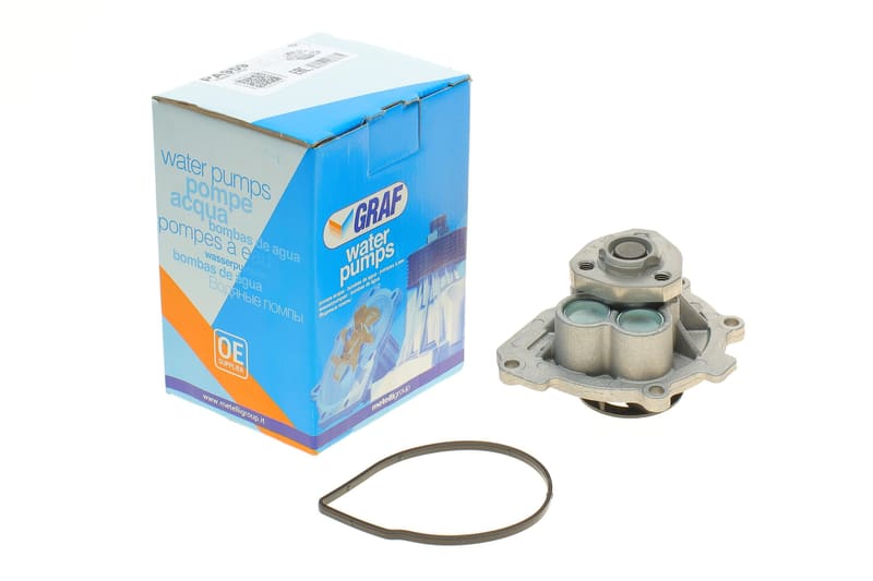 Помпа води Opel Astra/Vectra/Zafira/Insignia/Corsa 1.6/1.8 02-/Chevrolet Aveo 1.4/1.6 08-(B/B)(7лоп) GRAF