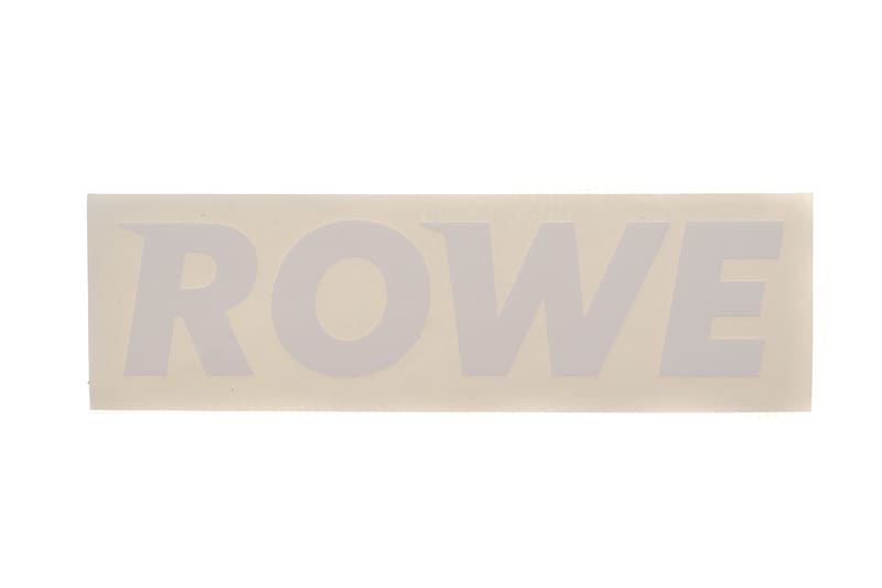 Наклейка для автомобиля ROWE, белая (110х35мм) ROWE