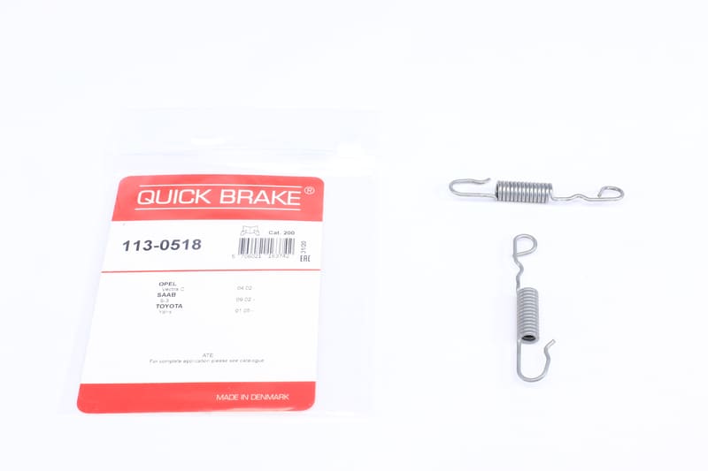 Пружини супорта (заднього) Opel Vectra C/Toyota Yaris 02- (К-кт L+R) QUICK BRAKE