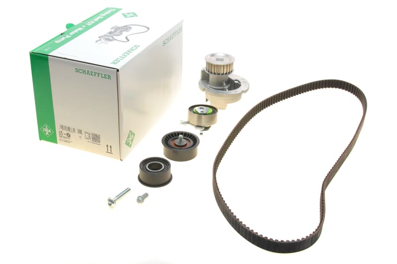 Комплект ГРМ + помпа Opel Astra F/Vectra B 1.4/1.6 16V 94-05 INA