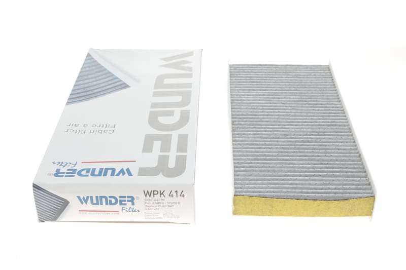 Фильтр салона Fiat Scudo/Citroen Jumpy/Peugeot Expert 1.6-2.0 HDi 07- (угольный) WUNDER FILTER
