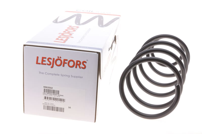 Пружина (передняя) Nissan Almera II 1.5dCi/1.8 00-06 (седан/накл.зад.часть) LESJOFORS