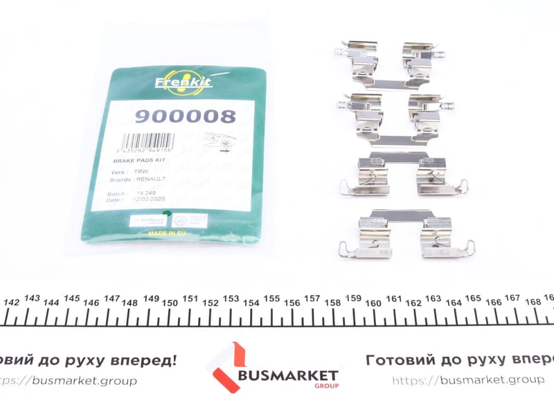 (к-кт) Планка суппорта (заднего) прижимная Renault Megane IV/Scenic III/IV 09- (TRW) FRENKIT