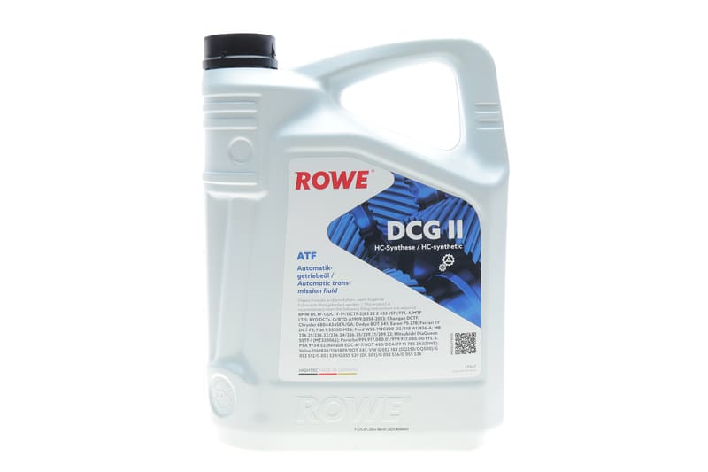 Олива HIGHTEC ATF DCG II (5L) (VW G 052 182/G 052 512/BMW DCTF-1/MB236.21) (коричн) ROWE