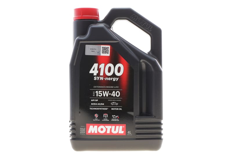Масло 15W40 4100 Syn-nergy (4L) (API SP) (ACEA A3/B4) (113150) MOTUL