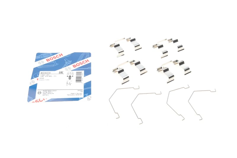 (к-кт) Планка суппорта (переднего) прижимная Mazda 323/626 91-02 BOSCH
