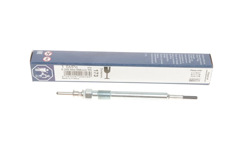 Свеча накала BMW 1.6D/2.0D/3.0D 03- (7V) (10x1) BOSCH