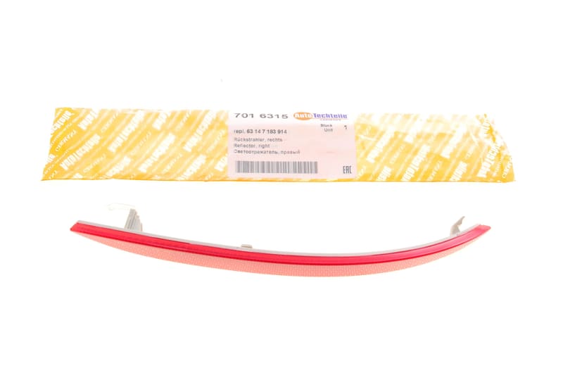 Світловідбивач бампера (заднього) BMW 5 (E60) 07-09 (R) AUTOTECHTEILE