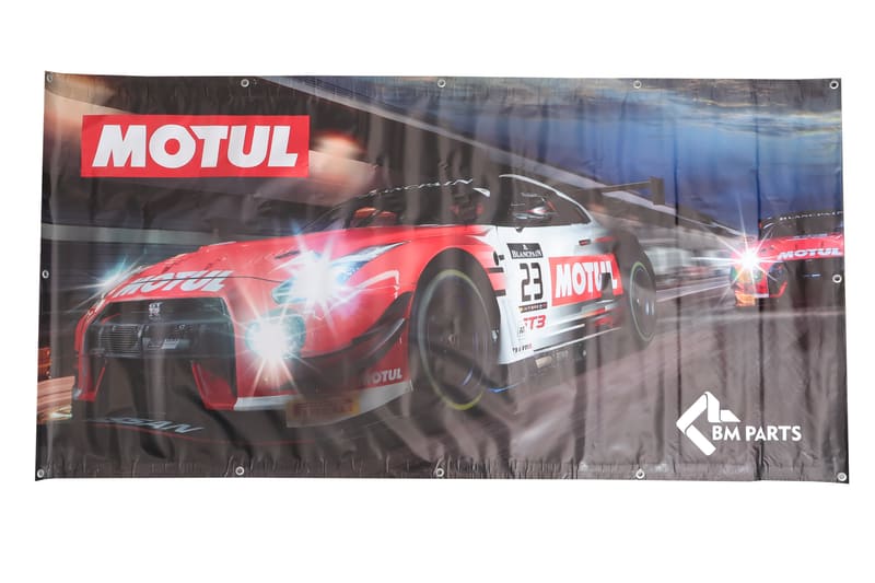 Банер MOTUL з логотипом BM Parts 2 (2000x1000мм) (на люверсах) MOTUL