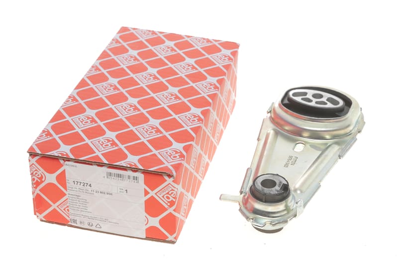 Подушка двигателя (задняя/нижняя) Renault Megane III 1.5 dCi 09- (косточка) FEBI BILSTEIN