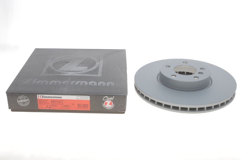 Диск тормозной (передний) BMW X5 (E70) 06-13/X6 (E71/E72) 07-14 (332x30) (с покрыт) (вентилируемый) ZIMMERMANN