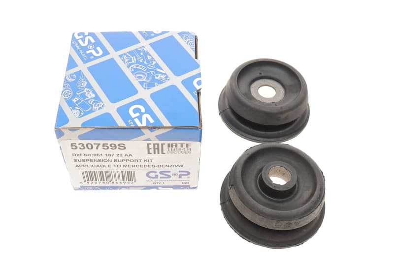 Подушка амортизатора (переднього) MB Sprinter/VW LT 96-06 (к-кт 2шт.) GSP