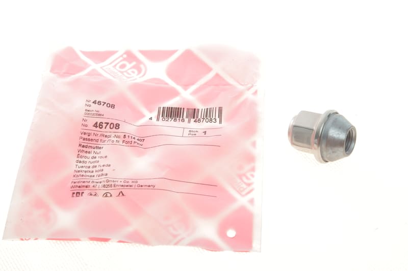 Гайка колесная Ford Transit 13- (M12x1.5) FEBI BILSTEIN