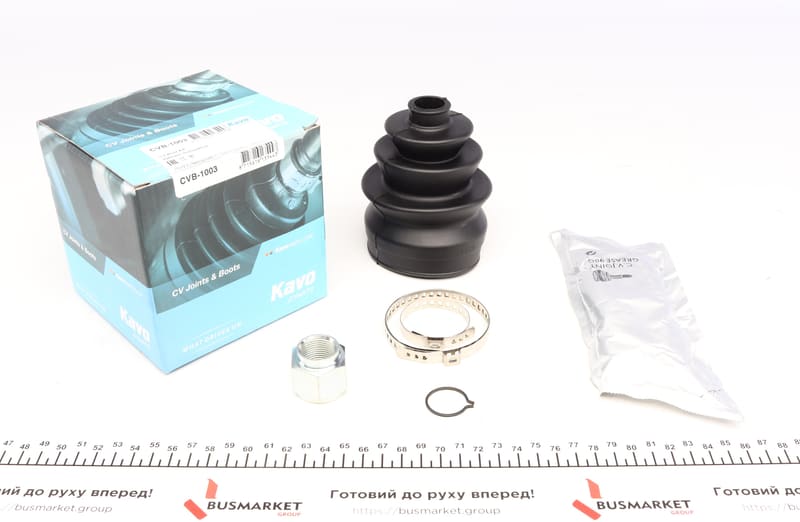 Пильник ШРКШ (зовнішній) Chevrolet Aveo 1.4 05- (20x80x109) (гумовий) (+ABS) KAVO PARTS