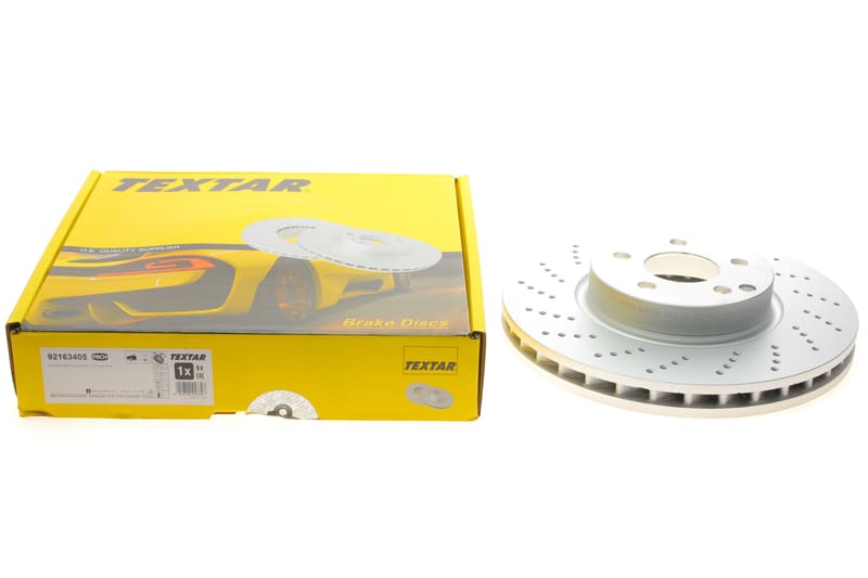 Диск тормозной (передний) MB C-class (W204) 07-14/ E-class (W212) 09- (322x32) PRO+ TEXTAR