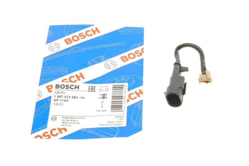 Датчик зносу гальмівних колодок (передніх) Iveco Daily IV/V 06-14 (L=131mm) BOSCH