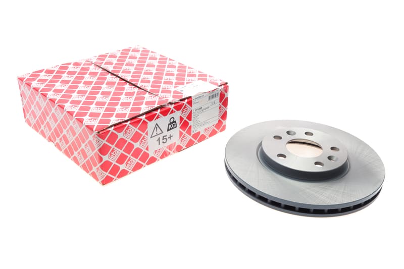Диск гальмівний (передній) Renault Kangoo/Megane 15-/Nissan Qashqai 21- (296x23.4) FEBI BILSTEIN