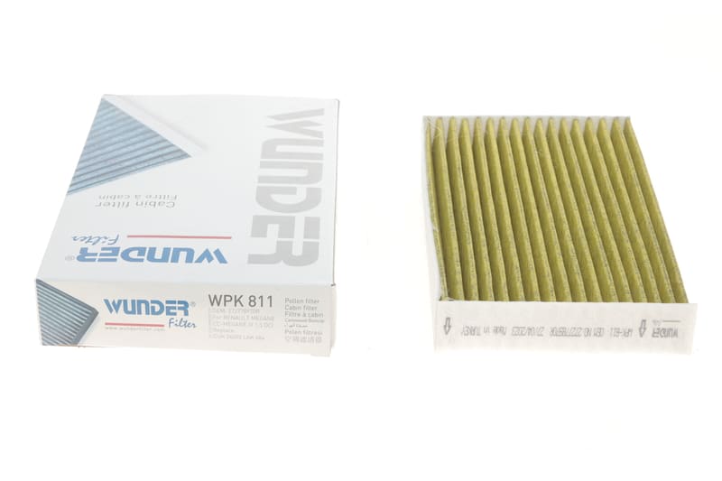 Фільтр салону Renault Megane III 08- (вугільний) WUNDER FILTER