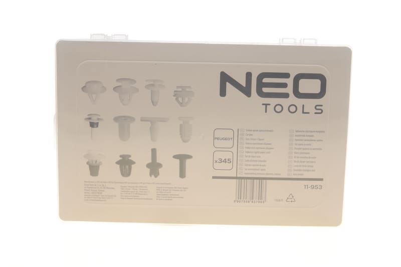 Набор клипс для крепления обшивки Peugeot 345 ед. NEO TOOLS