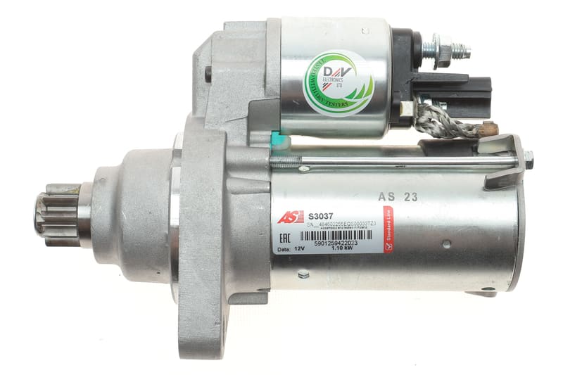 Стартер Audi A3/Skoda Fabia/Superb/Yeti/VW Golf/Passat 1.6 TSI/1.8/2.0 FSI 05-12 (1.1kw)(z=10) AS