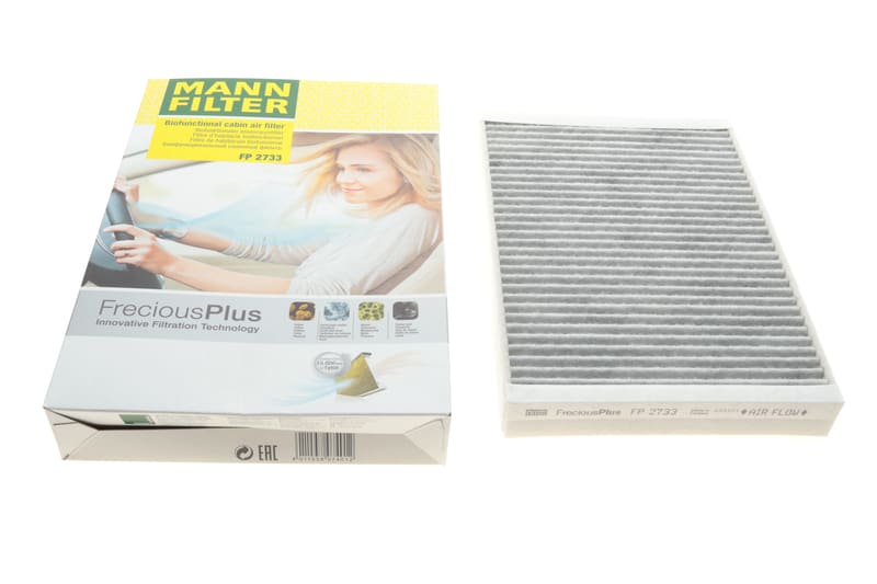Фильтр салона Land Rover Discovery/Range Rover 11-/Volvo XC70/XC60/S60 07- (угольный/антибактериал.) MANN-FILTER