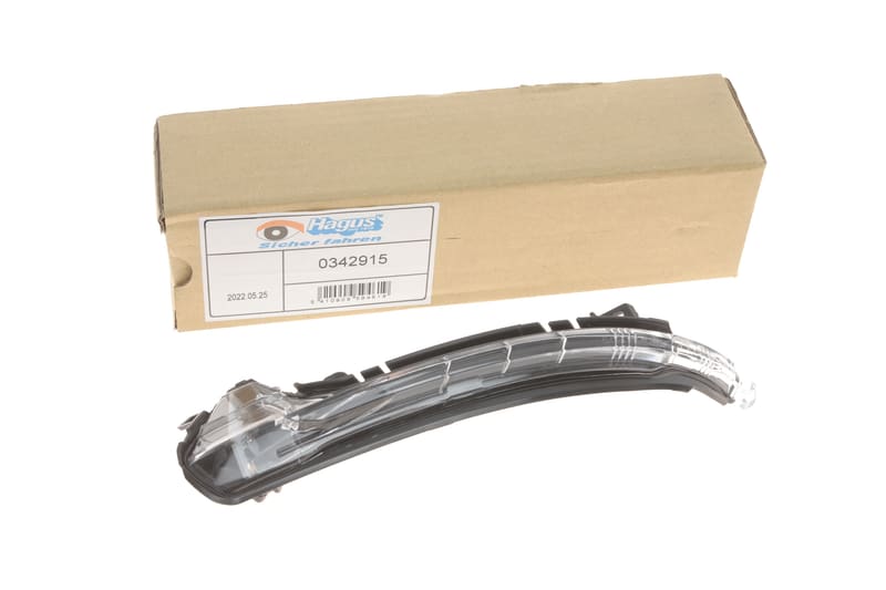 Повторитель поворота на зеркало Audi A6 10-18 (L) (белый) VAN WEZEL