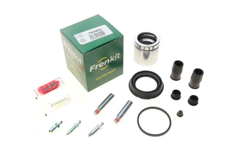 Ремкомплект суппорта (переднего) VW Caddy III 04- (d=54mm)(Ate)(+ поршень/направляющая) SuperKit FRENKIT