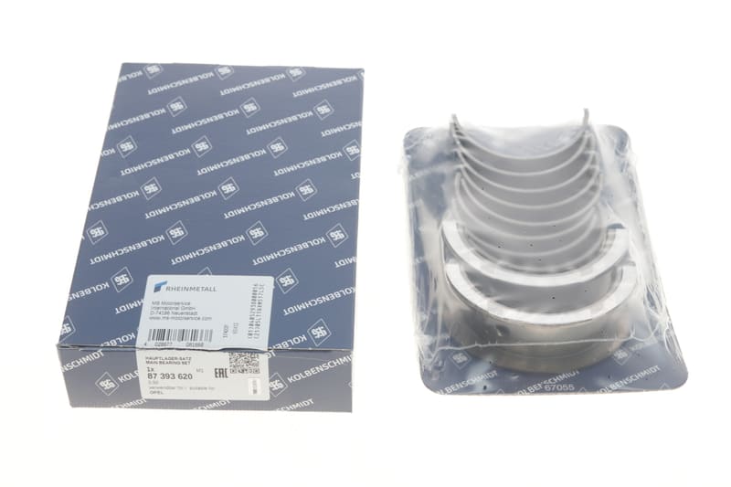 Вкладыши коренные Opel Astra F 1.7D/1.8i/2.0i 91-98/G 1.7 TD/2.0i 98-05 (+0.5) KOLBENSCHMIDT
