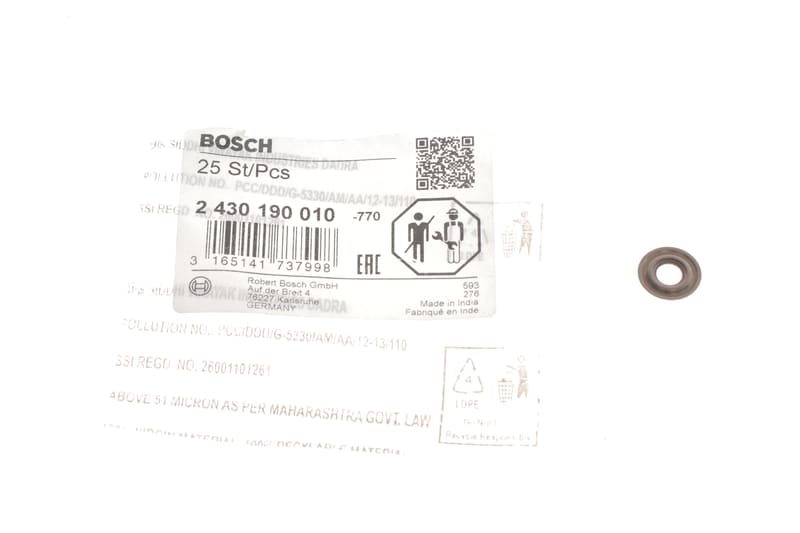 Шайба под форсунку Peugeot Partner/Boxer/Citroen Jumper 1.5D-2.5D 94-07 BOSCH