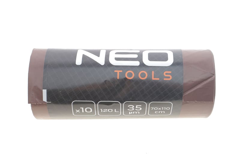 Мішки для сміття 120 л 10 шт 35 мкм (коричневі) NEO TOOLS