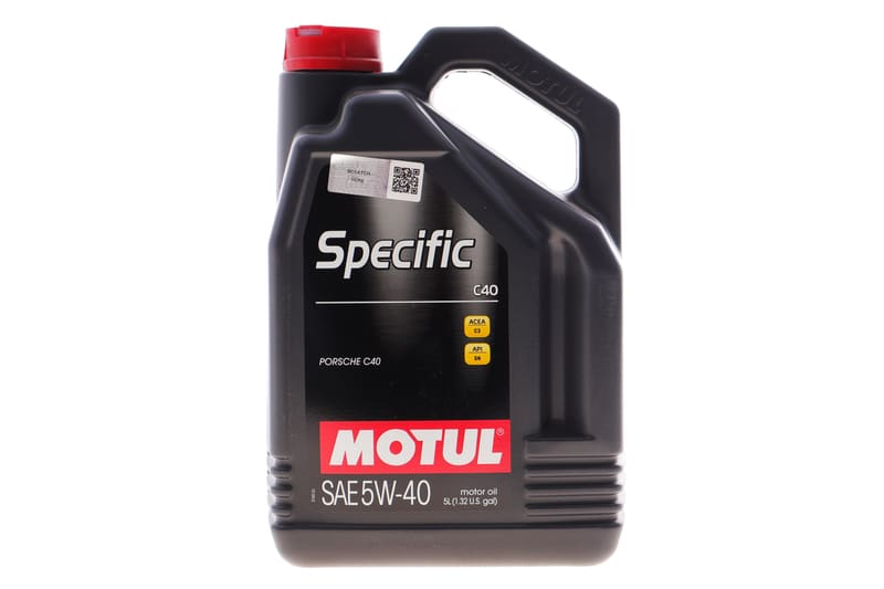 Масло 5W40 SPECIFIC C40 (5L) (ACEA C3/API SN/PORSCHE C40) (113943) MOTUL