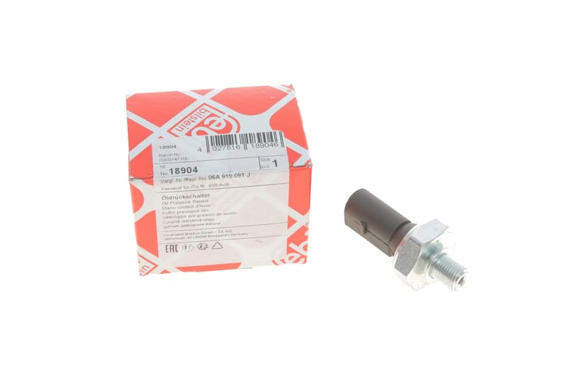 Датчик тиску оливи VW T5/Caddy 1.6/2.0 95-15 (1.2-1.6 bar) (чорний) FEBI BILSTEIN